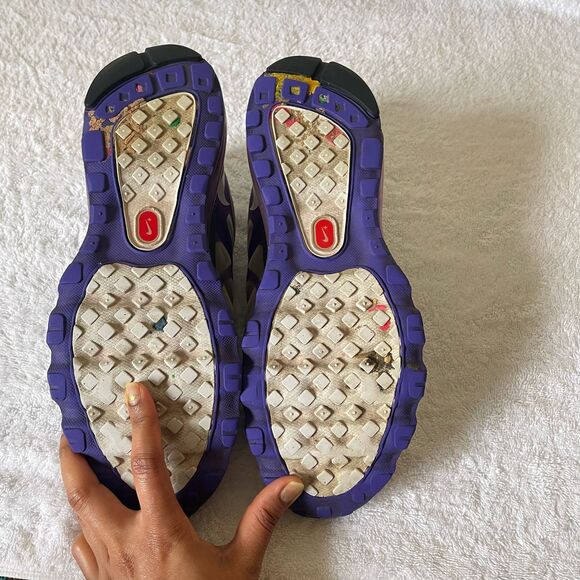 Nike Women's Air Max Running Sneakers Gray Purple Shoes Size 10 - Picture 11 of 11